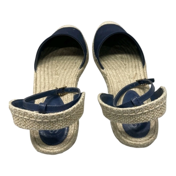 Schutz Womens Greeca Espadrille Flats US 11 Embroidered Ankle Strap New - Picture 3 of 9